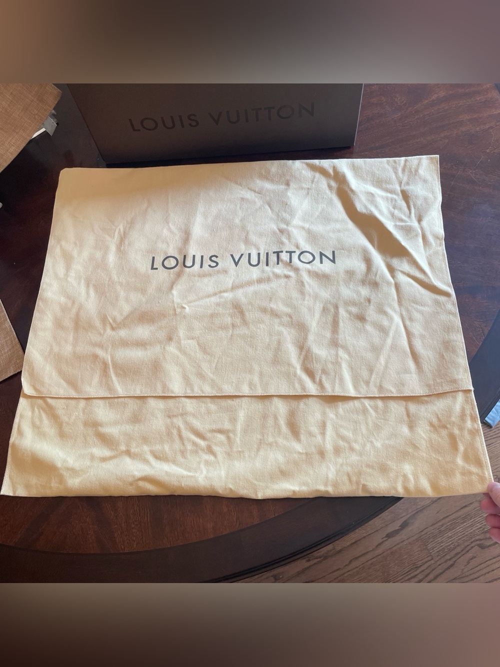 Louis Vuitton Large Purse Gold/butter Yellow Dust Bag 21X24